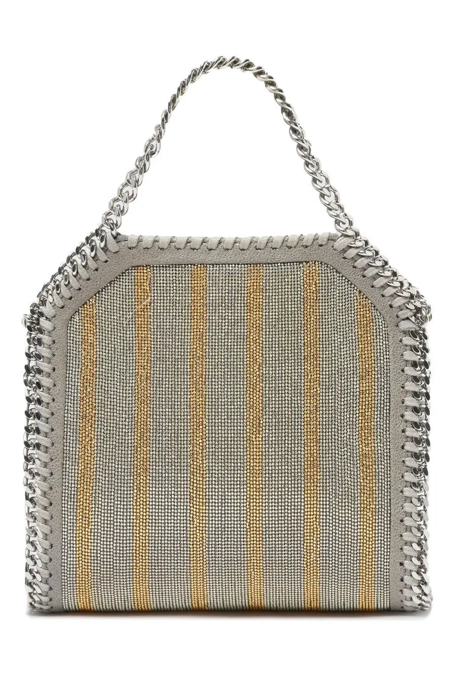 Stella McCartney Women's Falabella Micro Tote Bag Grey, view 3