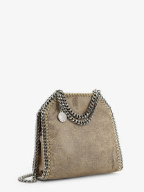 Stella McCartney Women's Falabella Tiny Bag in Shaggy Deer Beige, view 3
