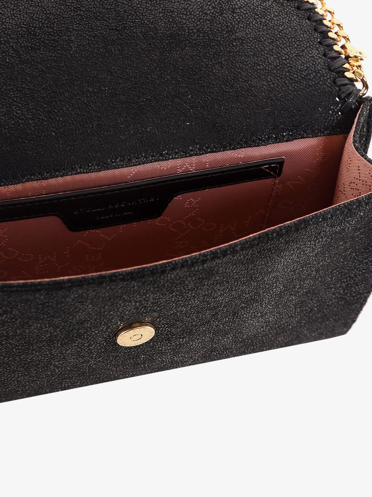 Stella McCartney Women's Falabella Wallet Shoulder Bag in Shaggy Deer Black, view 3