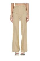 Stella McCartney Women's Flare Fit Pants Beige