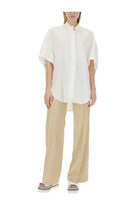 Stella McCartney Women's Flare Fit Pants Beige, view 2
