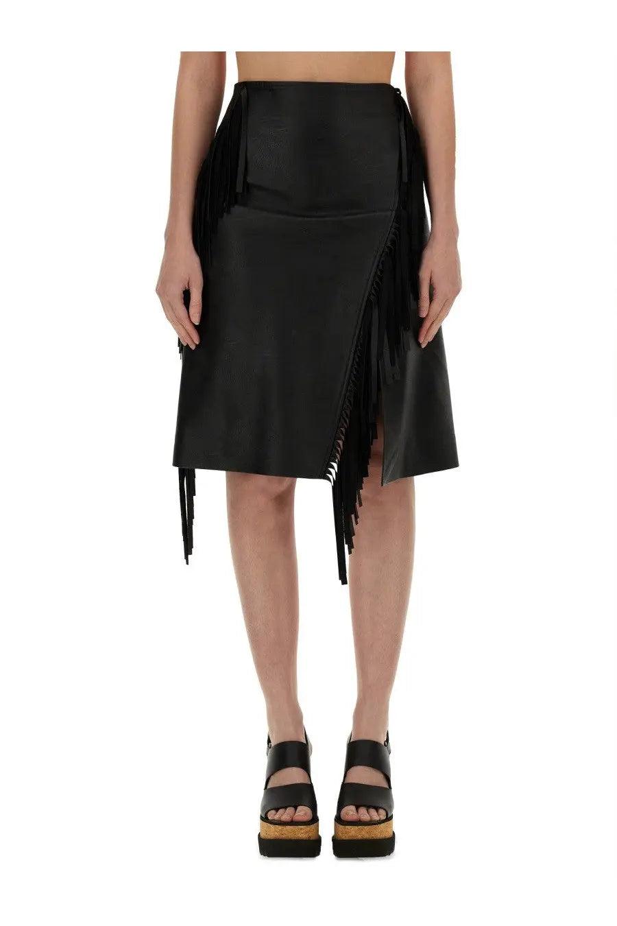 Stella McCartney Women's Fringed Skirt Black