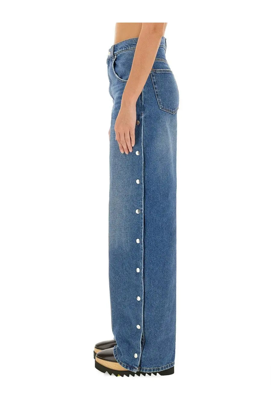 Stella McCartney Women's Loose Fit Jeans Blue, view 4