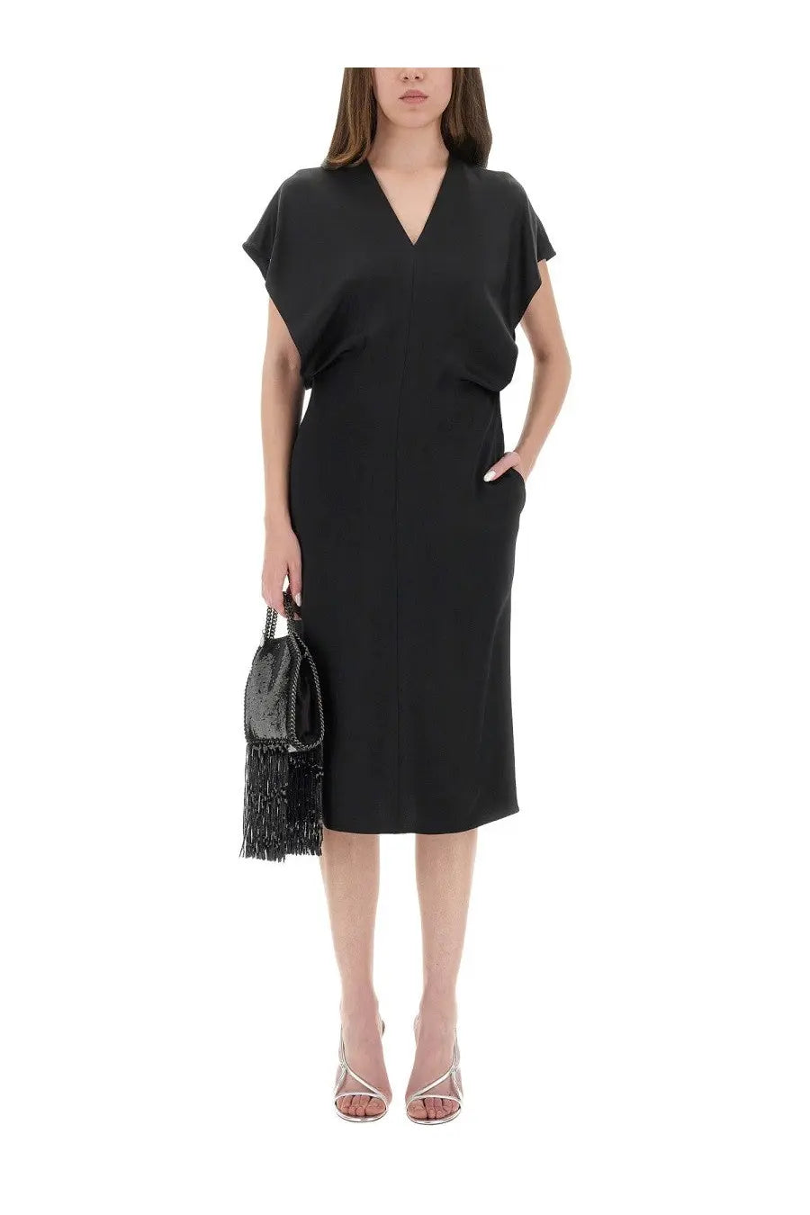 Stella McCartney Women's Midi Dress Black, view 2