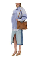Stella McCartney Women's Mixed Stripe Shirt Blue, view 2