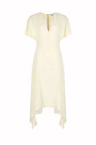 Stella McCartney Women's Neck Midi Dress White