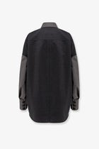 Stella McCartney Women's Oversize Wool Shirt Grey, view 2