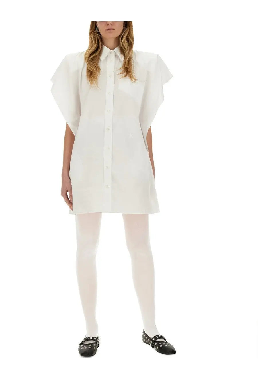 Stella McCartney Women's Poplin Dress White, view 2