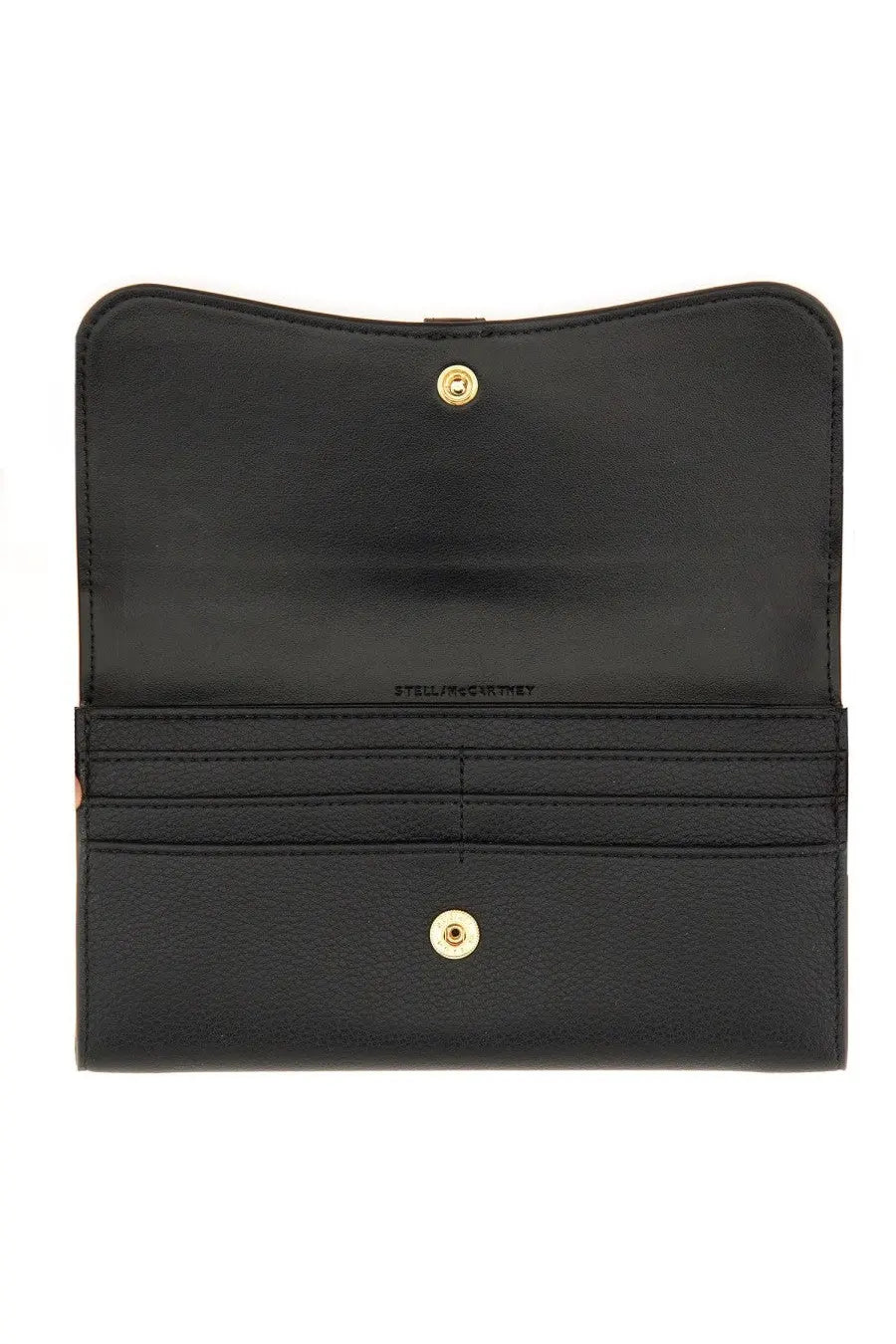 Stella McCartney Women's Ryder Wallet with Patta Black, view 3