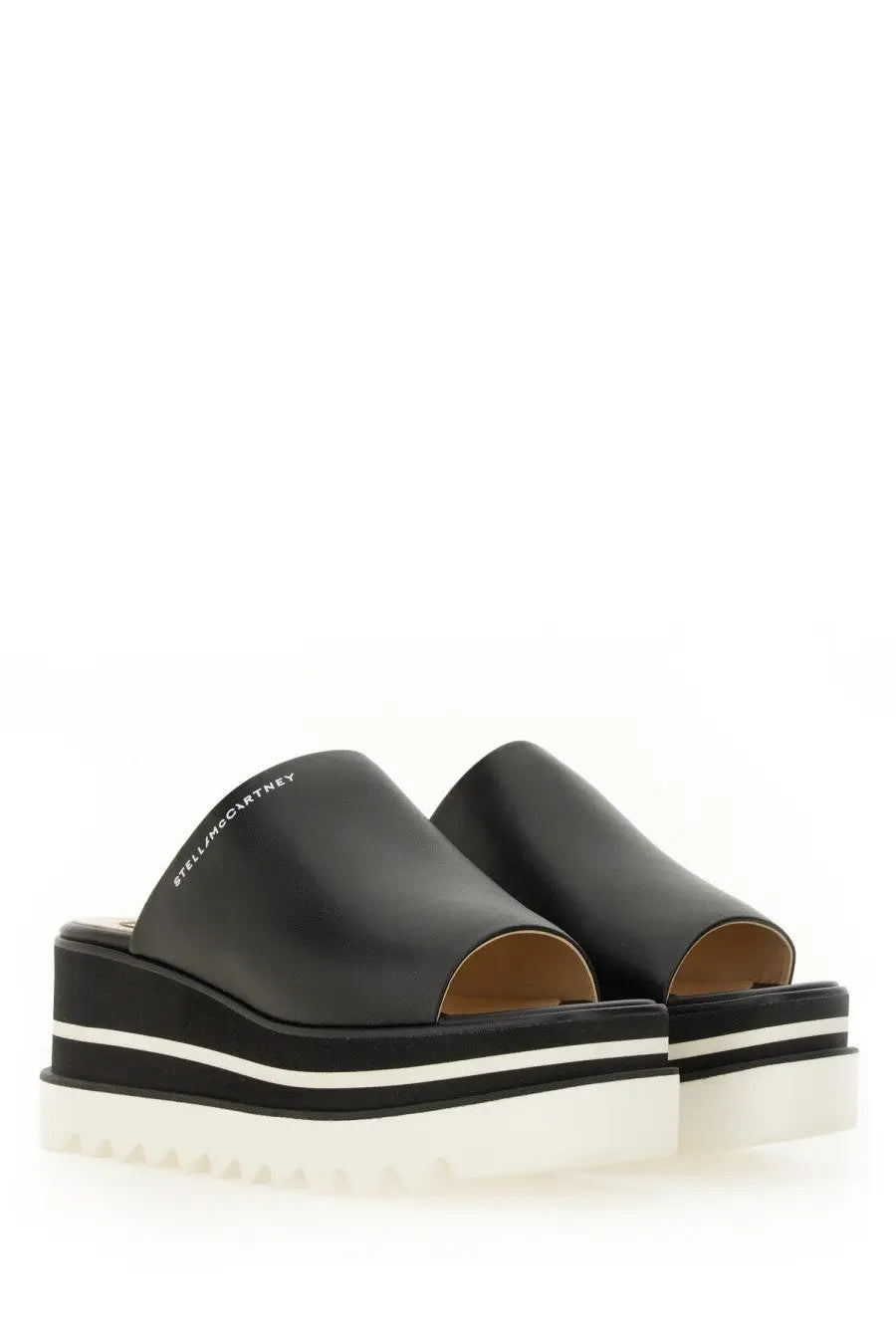 Stella McCartney Women's Sandal Sneak Elyse Eco Black, view 4