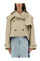 Stella McCartney Women's Short Trench Coat Beige