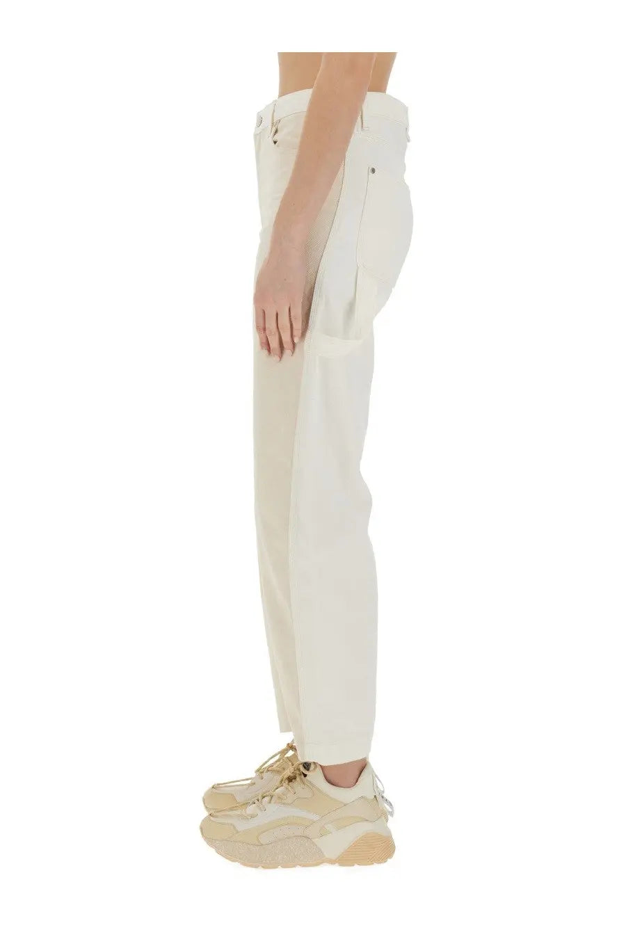 Stella McCartney Women's Utility Jeans White, view 4