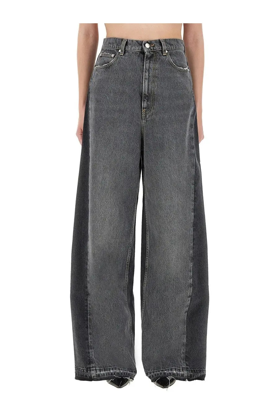 Stella McCartney Women's Wide Leg Jeans Black