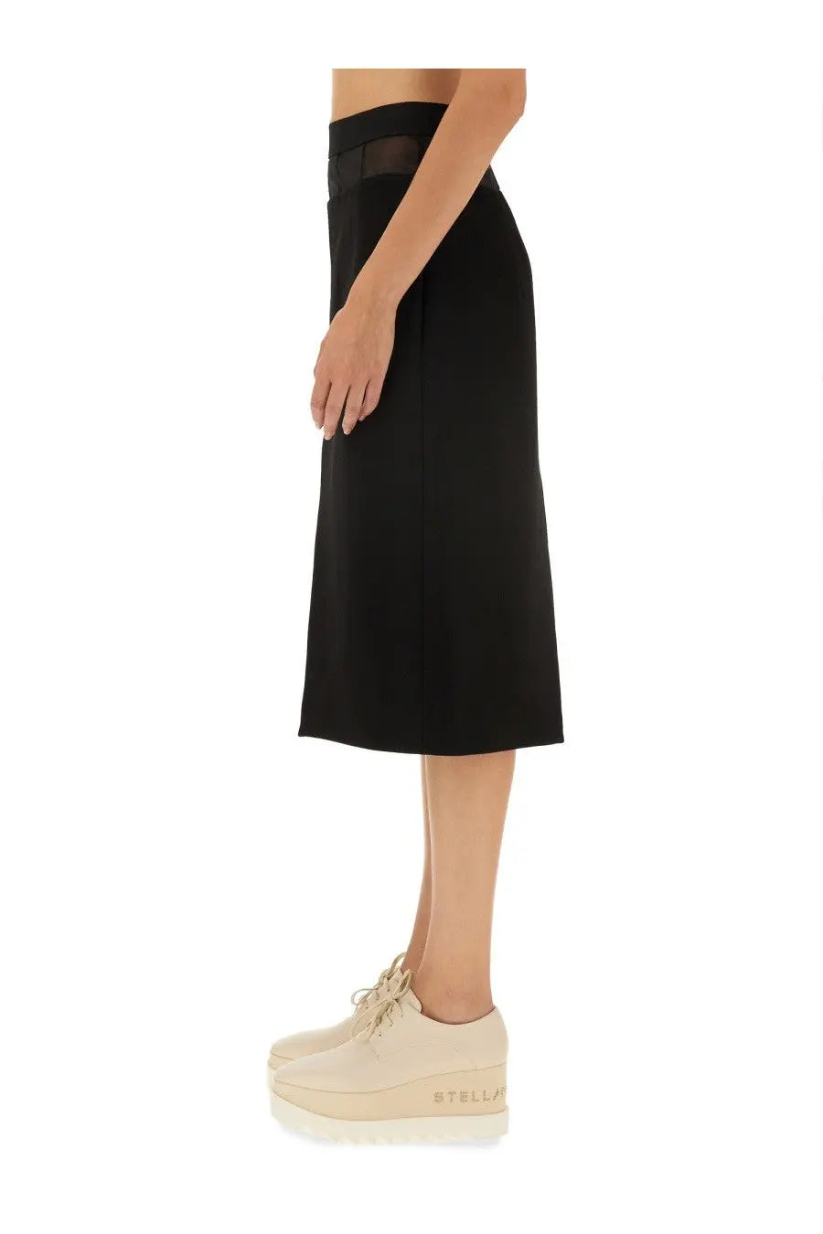 Stella McCartney Women's Wool Skirt Black, view 4