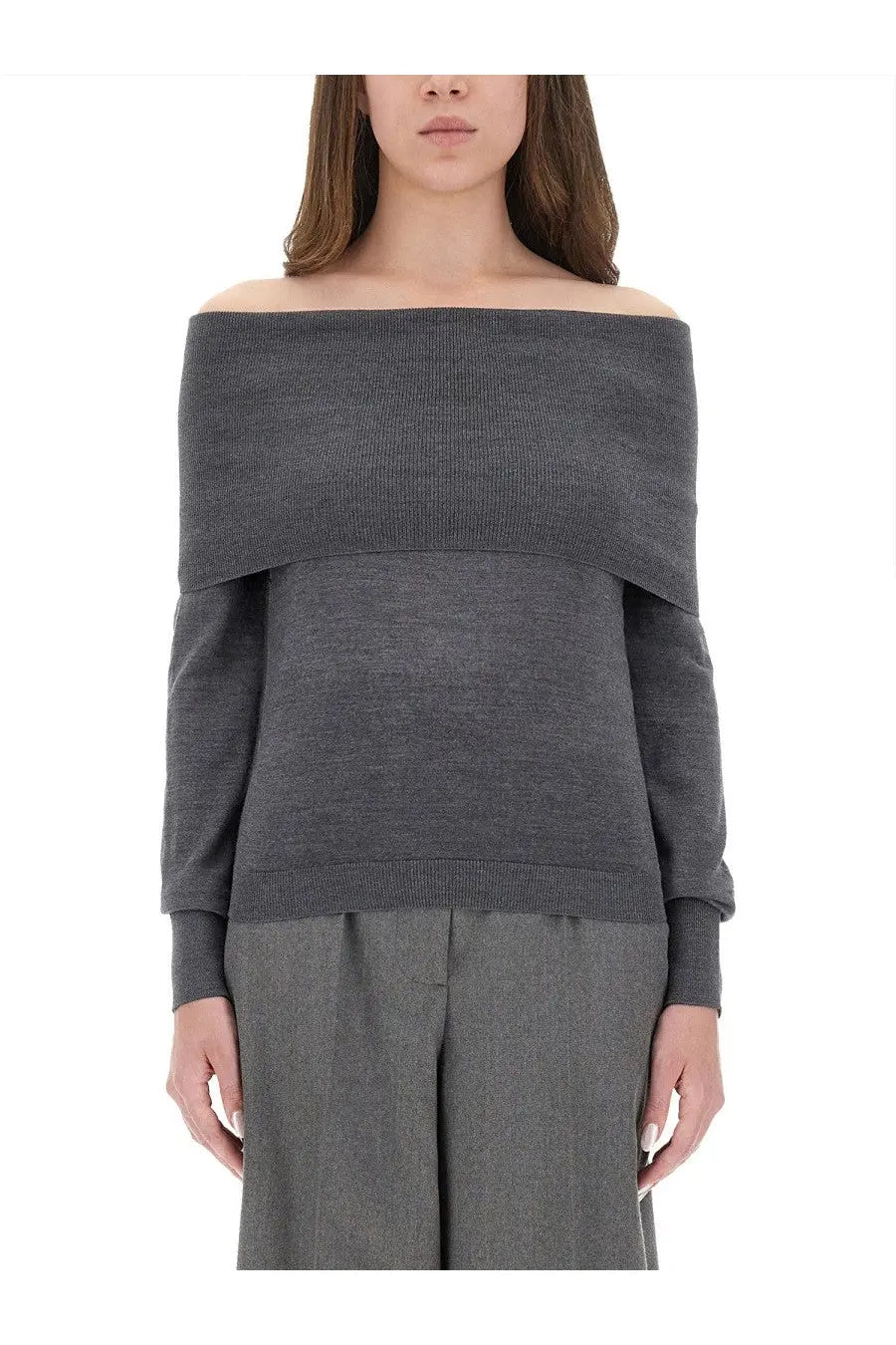 Stella McCartney Women's Wool Turtleneck Sweater Grey
