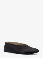 The Row Women's Stella Slipper Leather Ballerinas Black, view 2