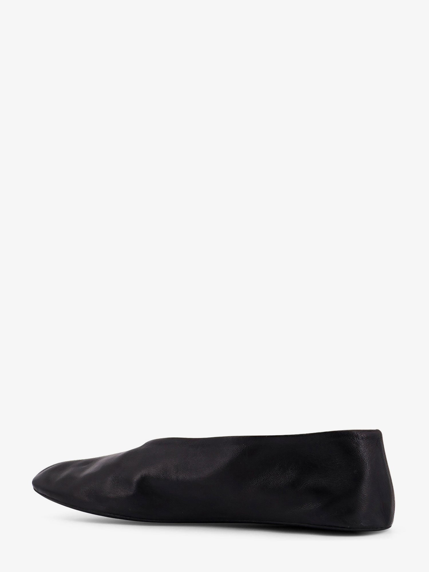 The Row Women's Stella Slipper Leather Ballerinas Black