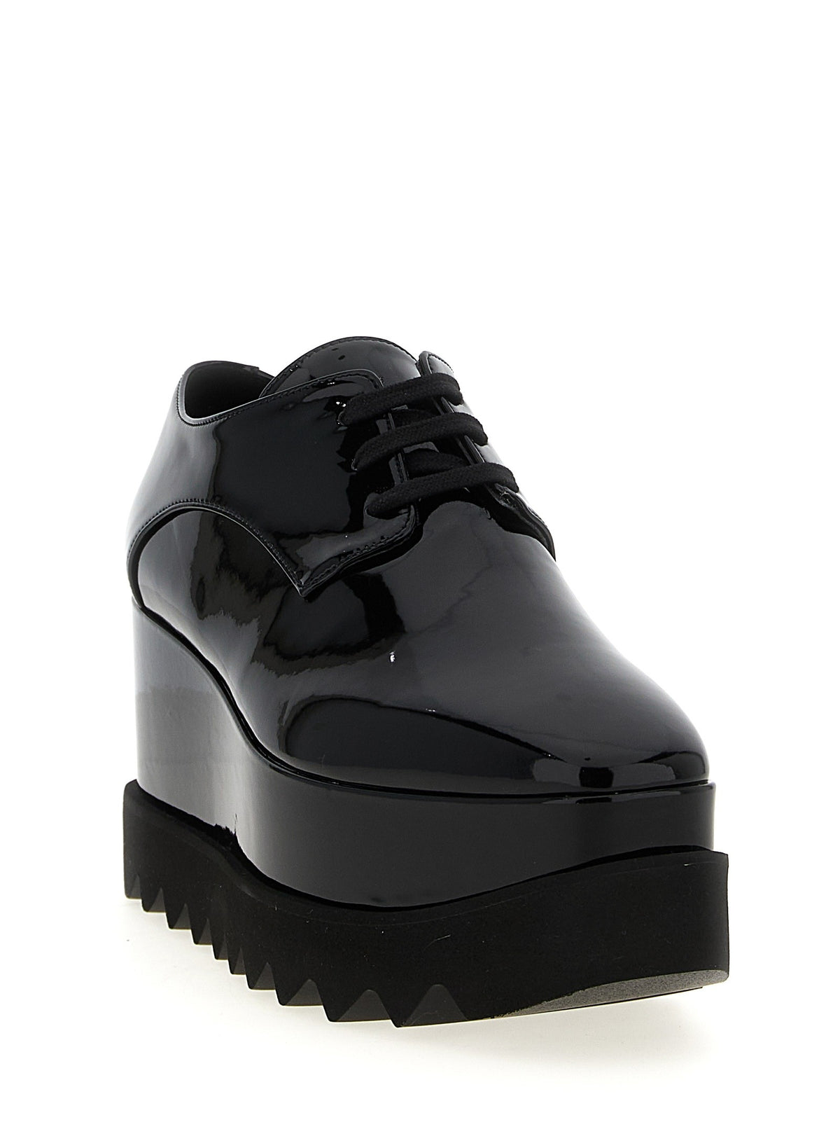 Stella McCartney Stellabration Capsule Monocrome Elyse Wedges Black