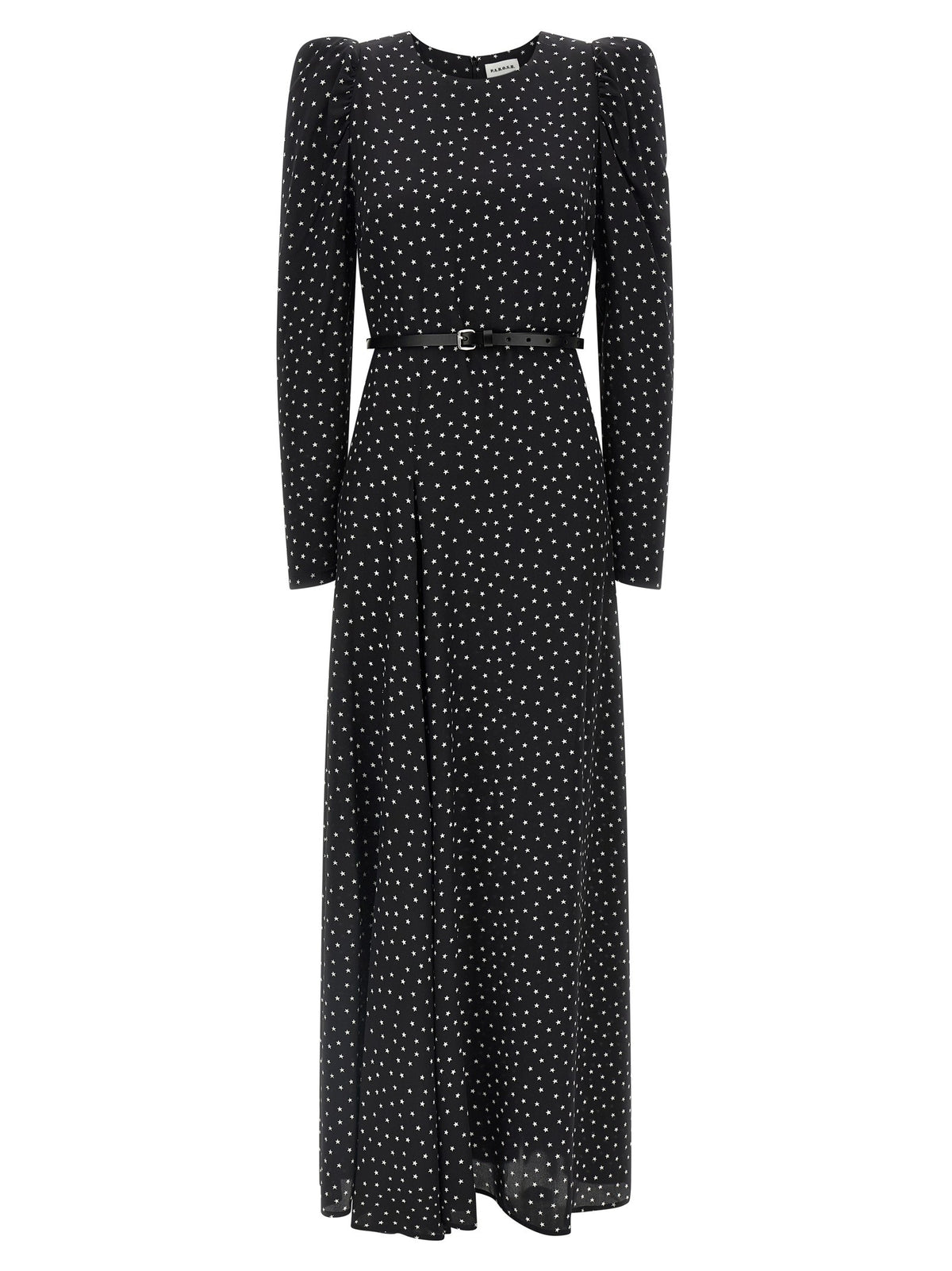 Parosh Stelle Long Dress Black