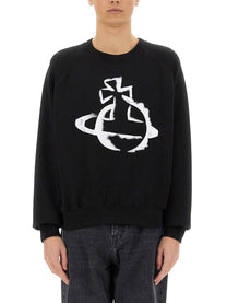 &quot;Stencil Orb Raglan&quot; Sweatshirt