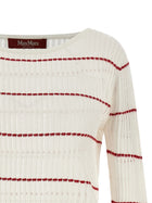 Max Mara Studio Stepdone Sweater White, view 3