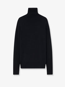 The Row Women's Stepny Wool and Cashmere Blend Sweater Black