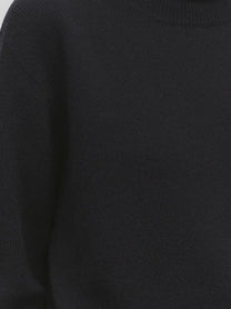 The Row Women's Stepny Wool and Cashmere Blend Sweater Black