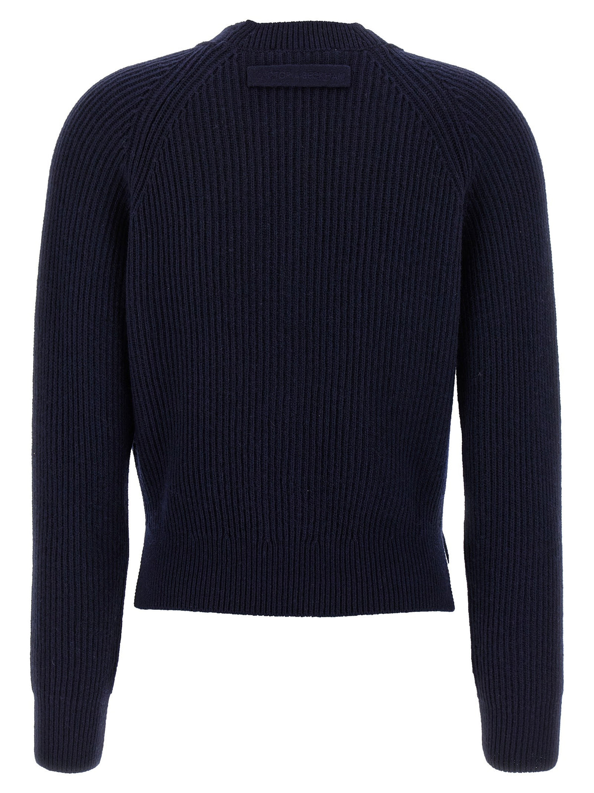 Victoria Beckham Stepped Hem Cardigan Blue, view 2