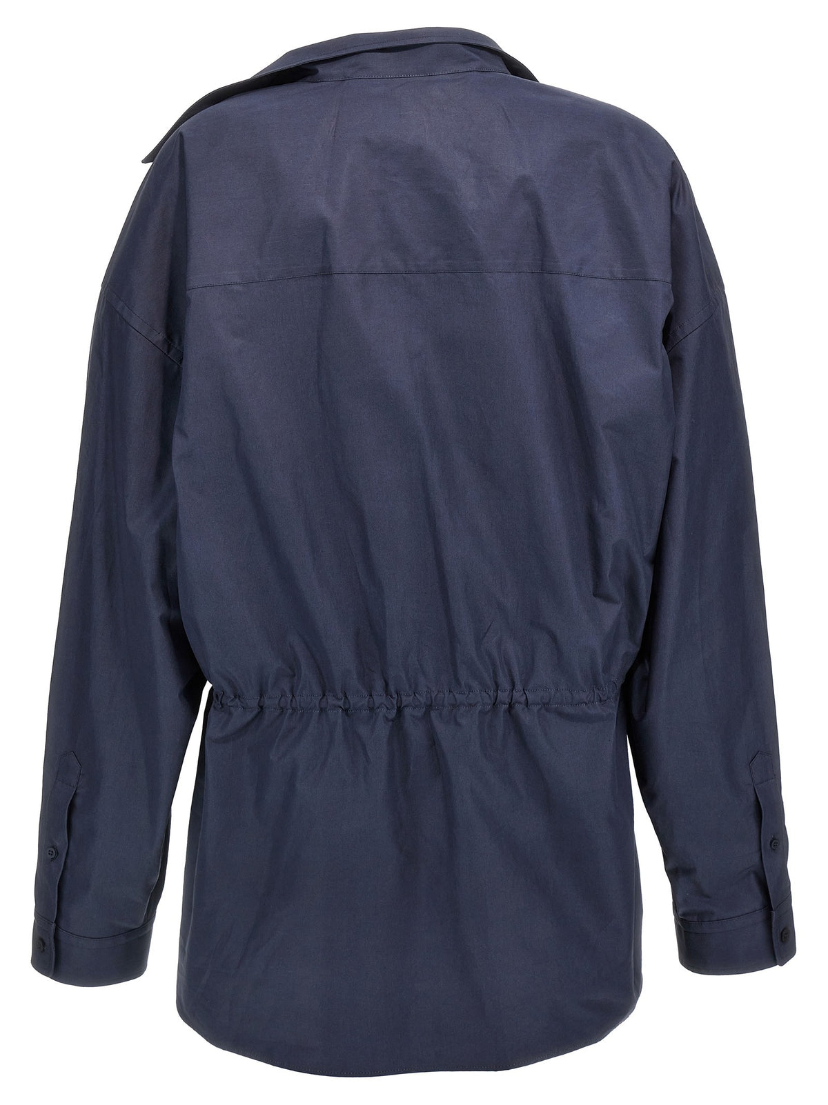 Balenciaga Stile Shirt Mini Dress Blue, view 2