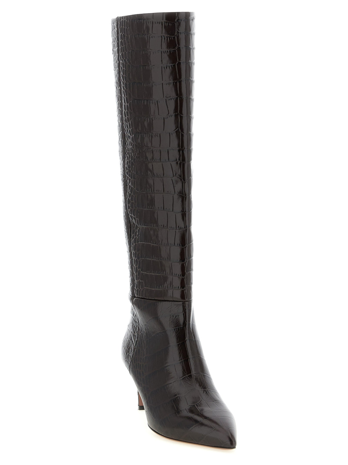 Paris Texas Stiletto Boots Brown, view 2