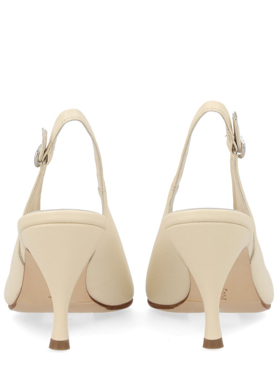 Aeyde Women's Stiletto Shoe Beige Aeyde