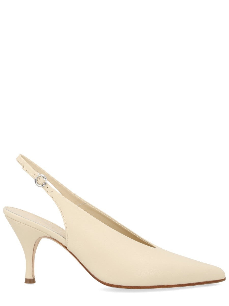 Aeyde Women's Stiletto Shoe Beige Aeyde