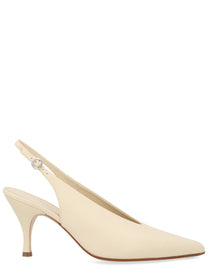 Aeyde Women's Stiletto Shoe Beige Aeyde