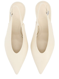Aeyde Women's Stiletto Shoe Beige Aeyde