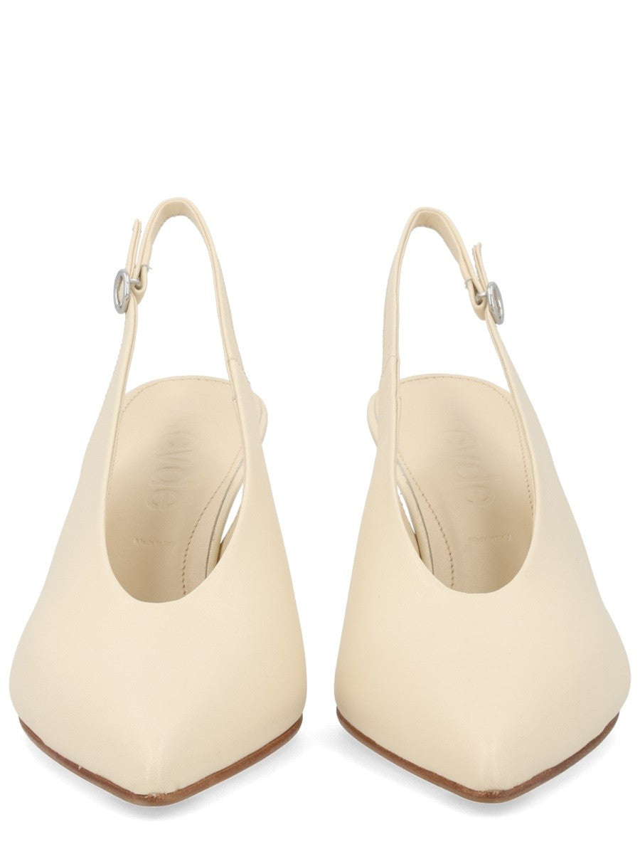 Aeyde Women's Stiletto Shoe Beige Aeyde