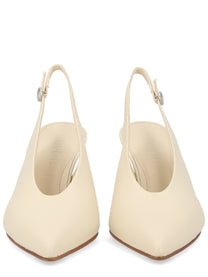 Aeyde Women's Stiletto Shoe Beige Aeyde