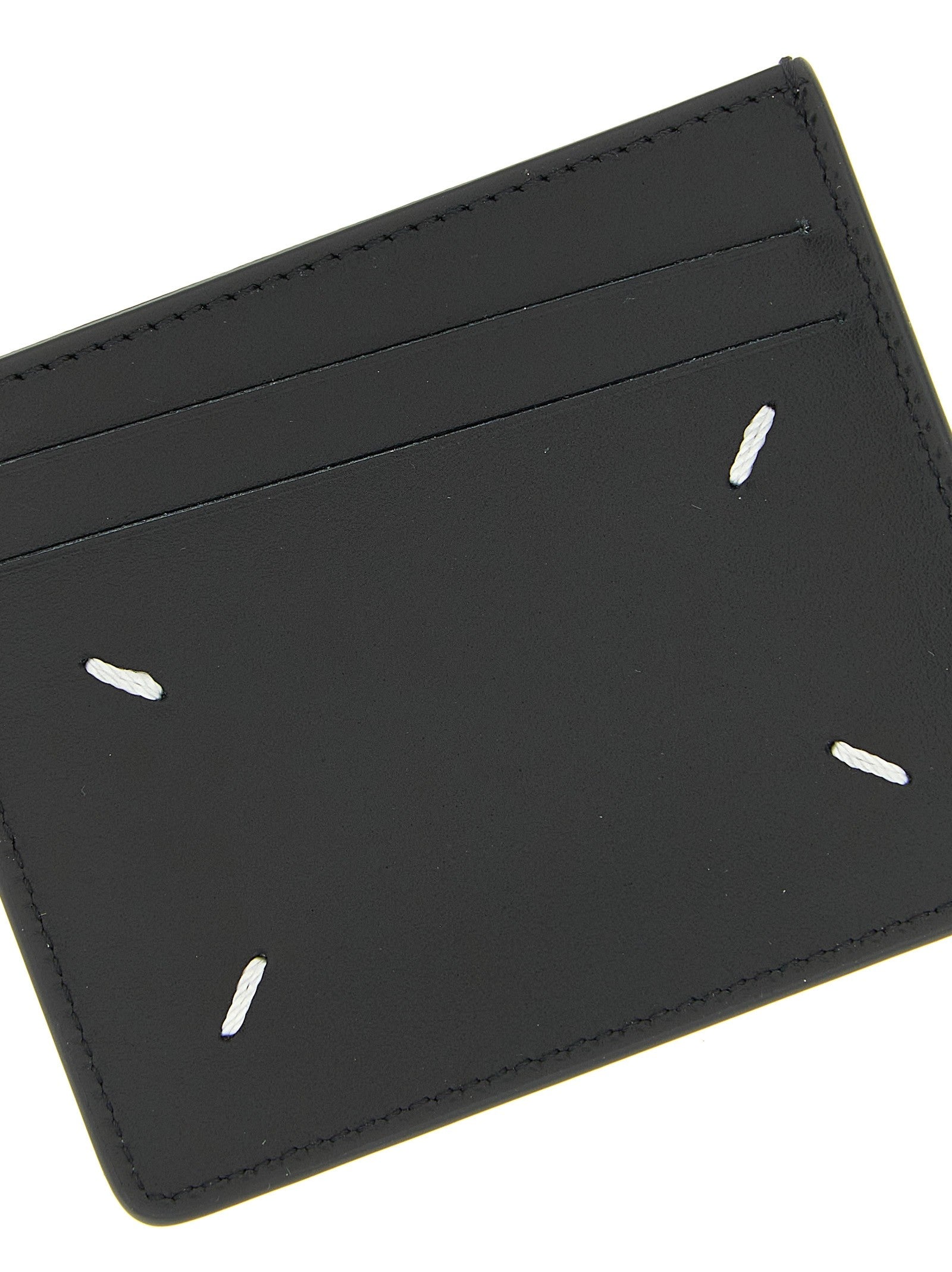 Maison Margiela Stitching Card Holder Black
