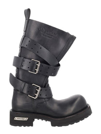 Balenciaga Men's High Venom Boots Black