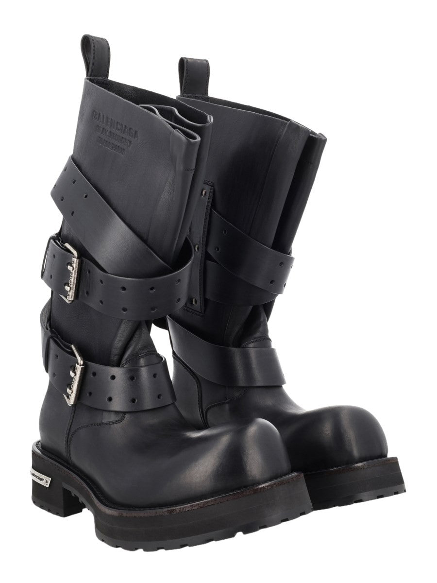 Balenciaga Men's High Venom Boots Black, view 2