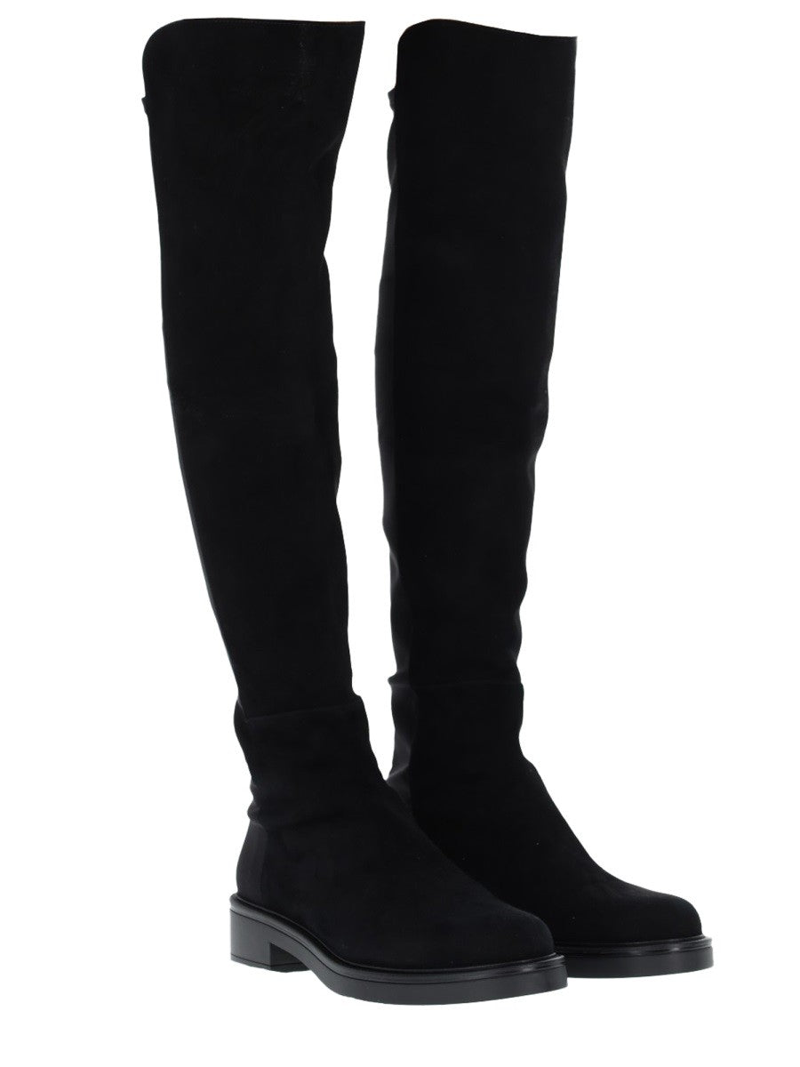 Stuart Weitzman Women's Celia Boots Black, view 4