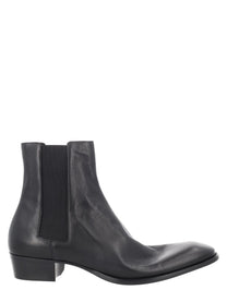 Saint Laurent Men's Stivale Chelsea Stanton Black