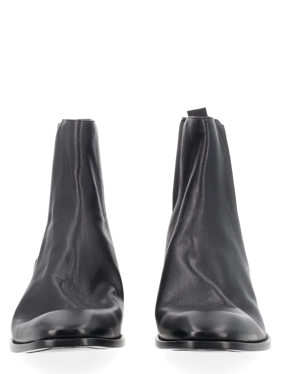 Saint Laurent Men's Stivale Chelsea Stanton Black