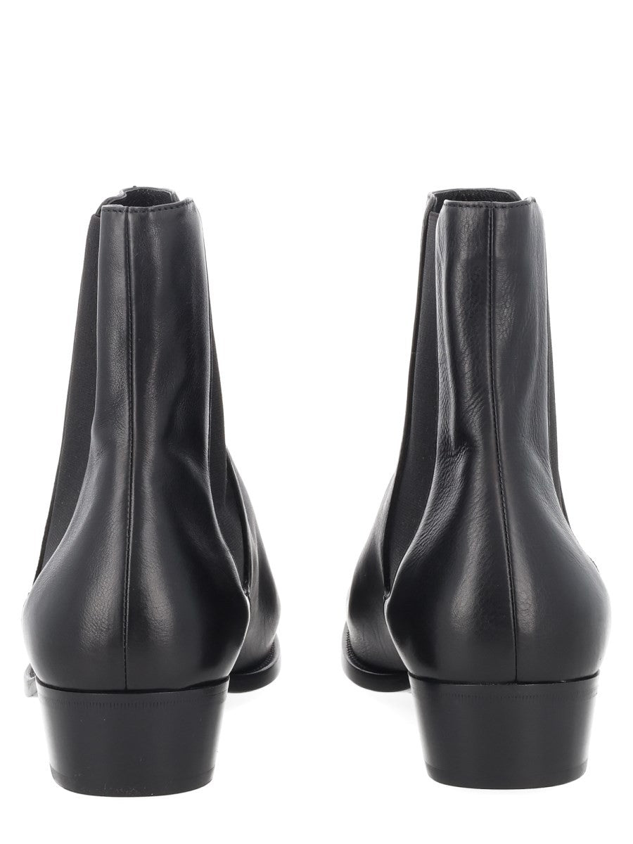 Saint Laurent Men's Stivale Chelsea Stanton Black
