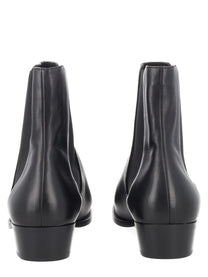 Saint Laurent Men's Stivale Chelsea Stanton Black