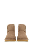 UGG Women's Classic Mini Ankle Boots Beige, view 3