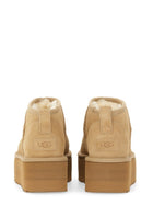 UGG Women's Classic Ultra Mini Ankle Boots Beige, view 3