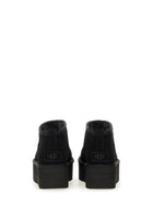 UGG Women's Classic Ultra Mini Platform Boots Black, view 3