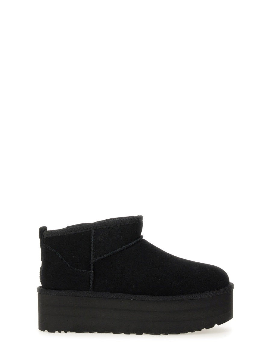 UGG Women's Classic Ultra Mini Platform Boots Black