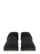 UGG Women's Classic Ultra Mini Ankle Boots Black, view 3