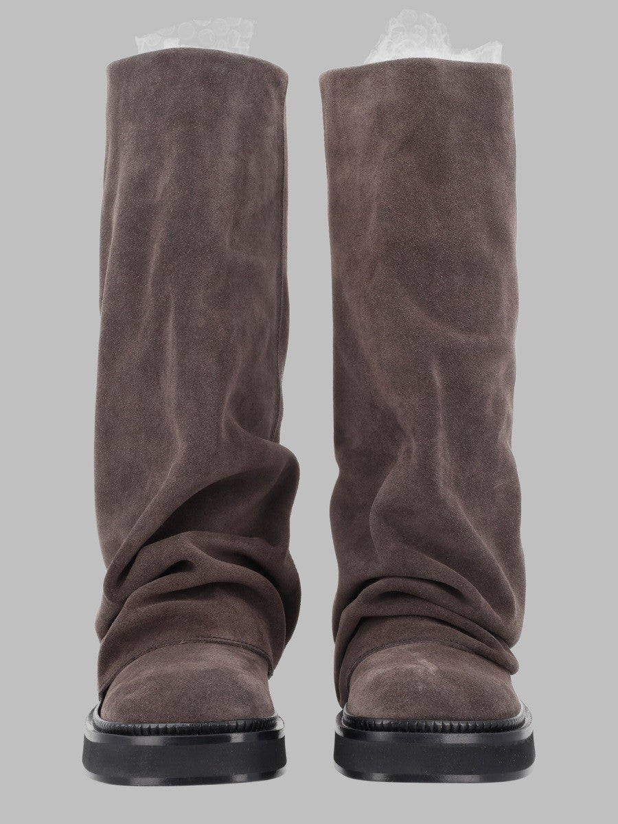 The Attico Women's Stivale Combat Robin Brown
